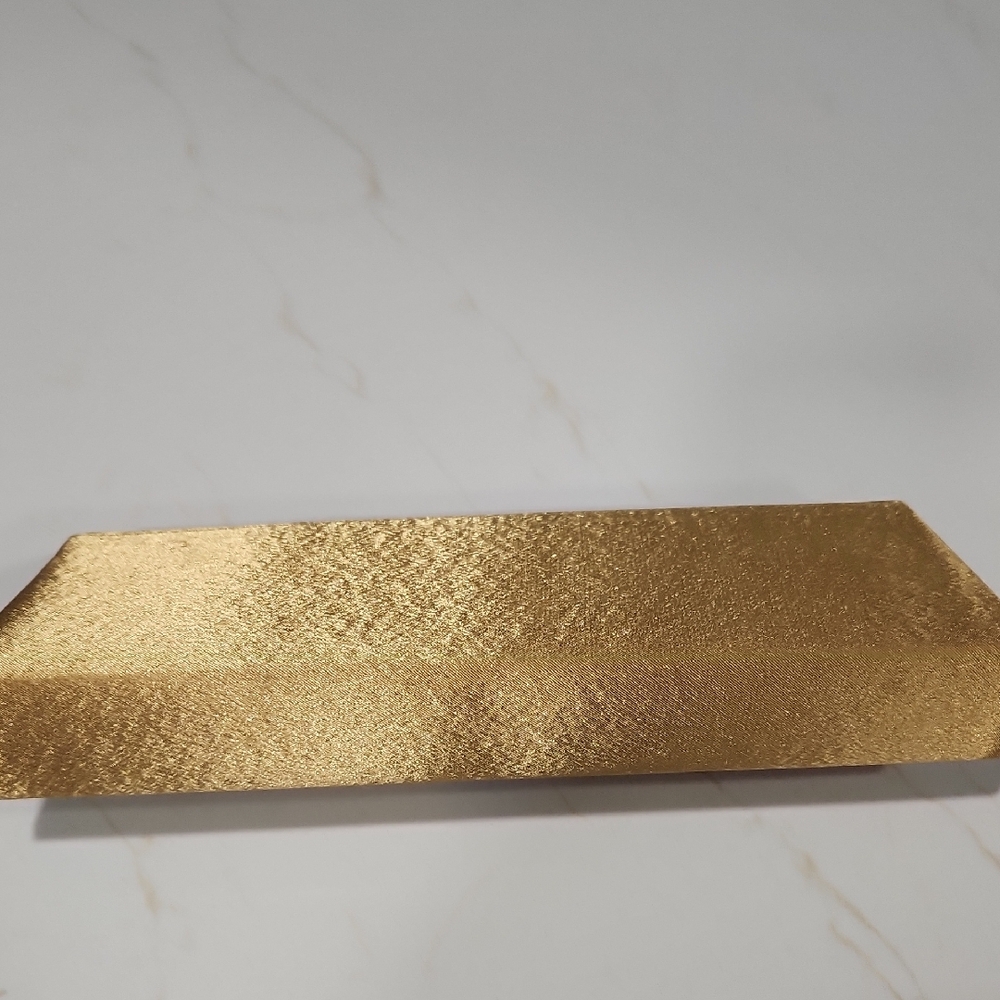 Jessica McClintock Gold Clutch Wristlet Bag - Picture 2 of 7